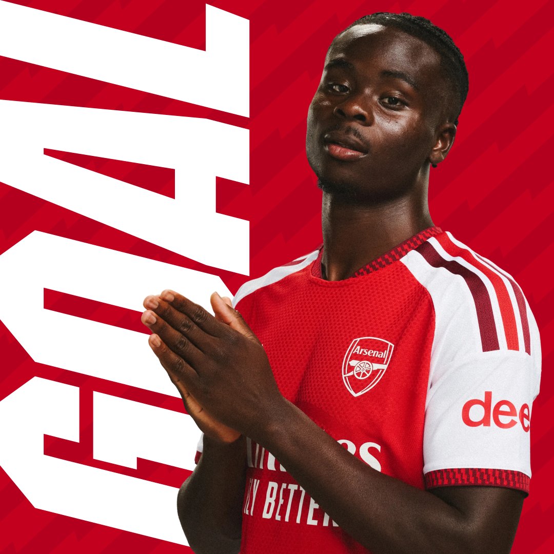 Bukayo Saka Doubles Arsenal's Lead Against Opponents