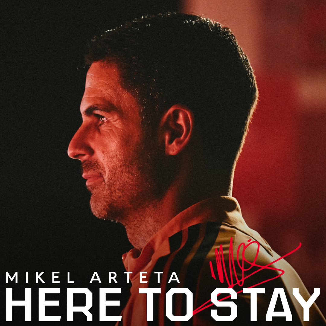 Mikel Arteta Commits His Future to Arsenal